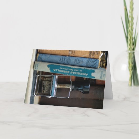 Carte Timbre de date de bibliothèque (Devant)