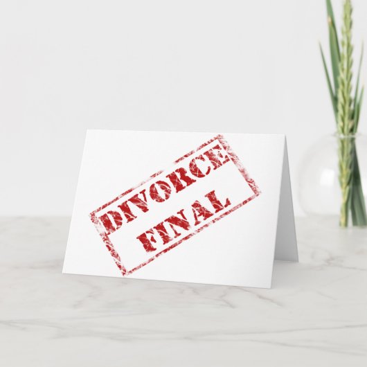 Carte Timbre final de divorce (Devant)
