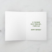 Carte Timbres nostalgiques verts (Intérieur)