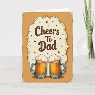 Carte Timbres Rustiques Pour Papa