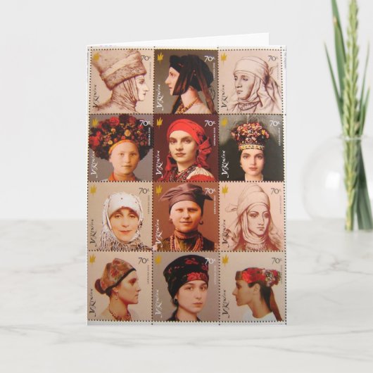 Carte Timbres ukrainiens (Devant)
