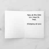 Carte Time to Heal Get Well Card  STSA-1 (Intérieur)