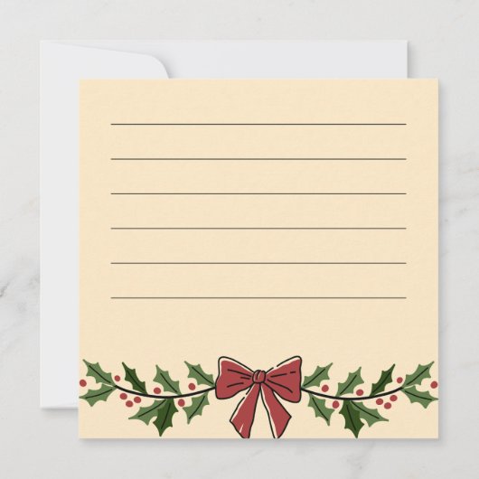 Carte Timeless Holiday Magic (Dos)