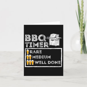 Carte Timer Barbecue - Funny Bbq Smoker Byrbecue Grillin