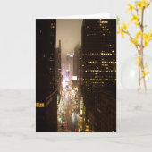 Carte Times Square NYC (Fleur jaune)