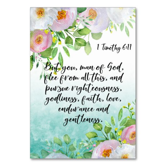 Carte Timothée Bible Verse (Par défaut)