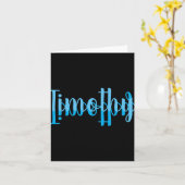 Carte Timothy T Shirt (Fleur jaune)