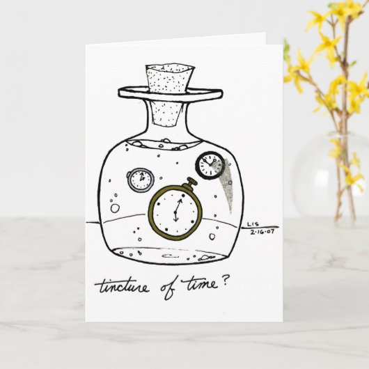 Carte Tincture du temps (Fleur jaune)