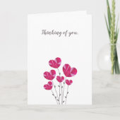 Carte Tinking of you... (Devant)