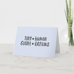 Carte Tiny Giant Baby Boy Blue Stylish