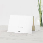 Carte Tiny Ninja Étoile Jetée Citation Jaune Blank (Dos)