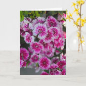 Carte Tiny Pink Flowers Blank Notecard (Fleur jaune)