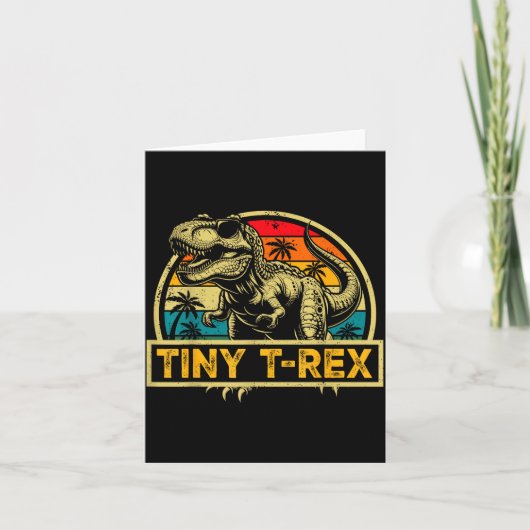 Carte Tiny T-rex T Rex Dinosaur Tiny T-rex Family Matchi (Devant)
