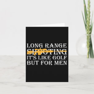 Carte Tir à longue portée C'est comme du golf, mais pour