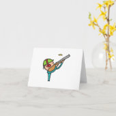 Carte Tir de pigeon d'argile (Fleur jaune)