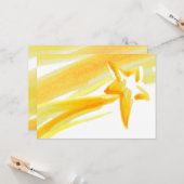 Carte Tir Star Open Greeting (Devant/Arrière en situation)