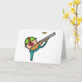 Carte Tir sur le piège de Pigeon d'argile (Fleur jaune)