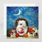 Carte Tirage de la forêt d'automne Amis de la forêt de H (Devant / Derrière)