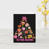 Carte Tis The Season Mexican Christmas Tree Tamales Pan (Fleur jaune)