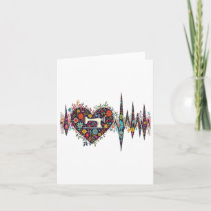 Carte Tissu de couture de quilting drôle pour femmes la 