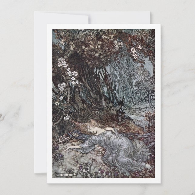 Carte Titania s'endort (Devant)