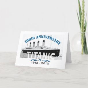 Carte Titanic Sinking 100 ans Anniversaire