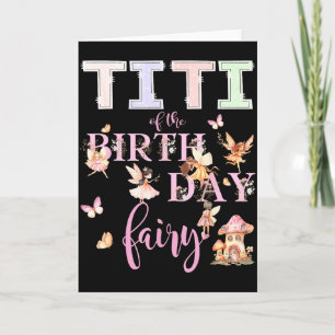 Carte Titi de la Fée d'anniversaire Fille d'anniversaire