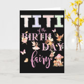 Carte Titi de la Fée d'anniversaire Fille d'anniversaire (Fleur jaune)