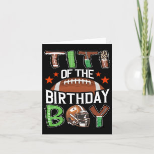 Carte Titi Du Jour De Football De L'Anniversaire