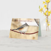 Carte Titmouse pour toute occasion (Fleur jaune)