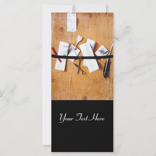 Carte TITULAIRE DE LETTRE EN BOIS MONOGRAM noir brun bla (Devant)