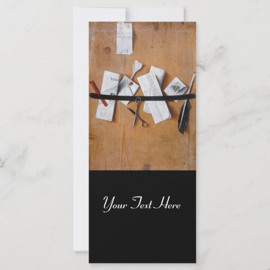 Carte TITULAIRE DE LETTRE EN BOIS MONOGRAM noir brun bla (Devant)