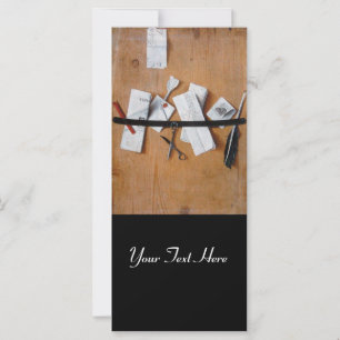 Carte TITULAIRE DE LETTRE EN BOIS MONOGRAM noir brun bla