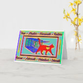 Carte TNR Secourt de chats Piège Neuter Retour de vaccin (Fleur jaune)