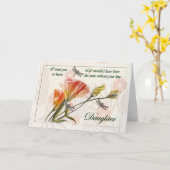 Carte To Daughter (Fleur jaune)