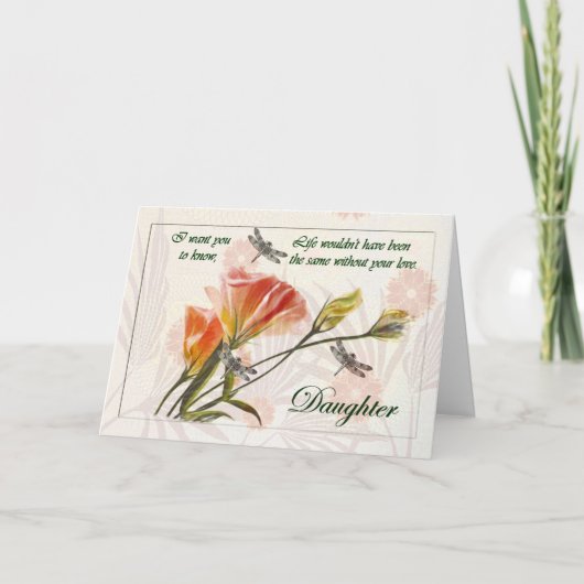 Carte To Daughter (Devant)