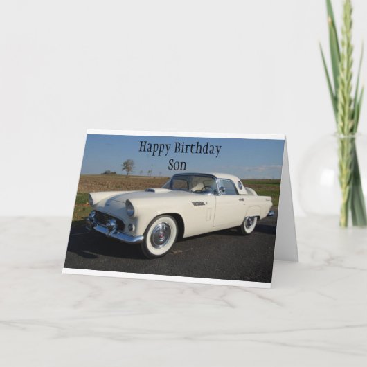 CARTE **TO MY CLASSIC SON*** BIRTHDAY CARD (Devant)