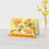 Carte To Sister (Fleur jaune)