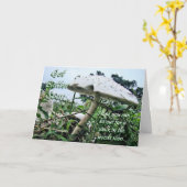 Carte Toadstool Get Well- peut changer le libellé intéri (Fleur jaune)