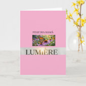 CARTE TOALLA DE GOLF   (Fleur jaune)