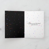 Carte Toast au Champagne du 15e anniversaire (Intérieur)