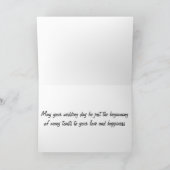 CARTE TOAST CHAMPAGNE À LA PLAGE POUR MARIAGES (Intérieur)