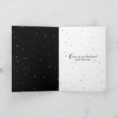 Carte Toast de Champagne du 10e anniversaire (Intérieur)