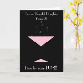 CARTE TOAST FIUGHTER 21E BANTHDAY CARD (Fleur jaune)