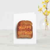 Carte Toast - Joyeux anniversaire (Fleur jaune)