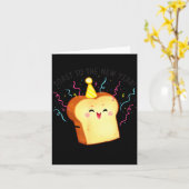 Carte Toast To The New Year Pun (Fleur jaune)