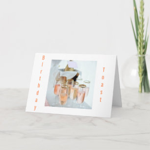 CARTE TOASTING "AMITIÉ" ET "VOTRE ANNIVERSAIRE"