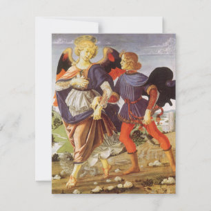 Carte Tobias et l'Ange par Andrea del Verrocchio