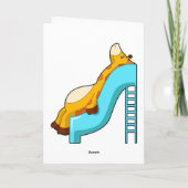 Carte Toboggan Girafe (Dos)