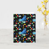 Carte toboggan pour enfants Summer Boy Girl Fun (Fleur jaune)